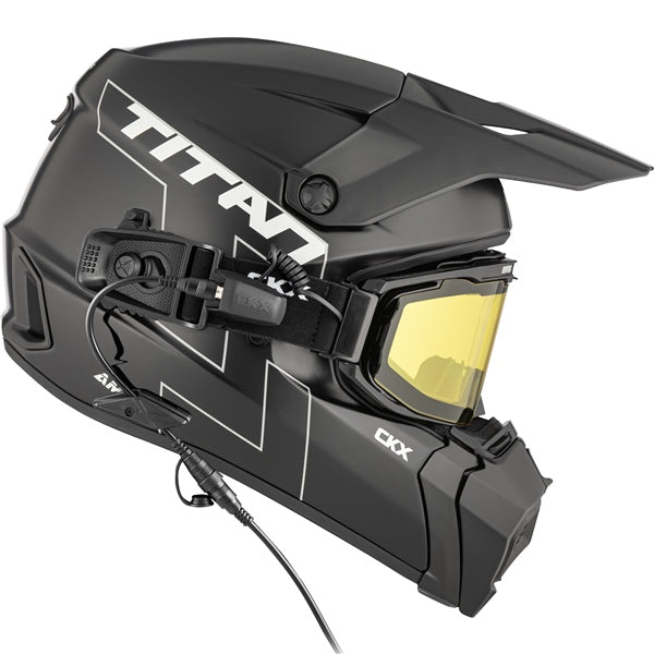 CKX AMS Titan Helmet Solid with Apex Goggles