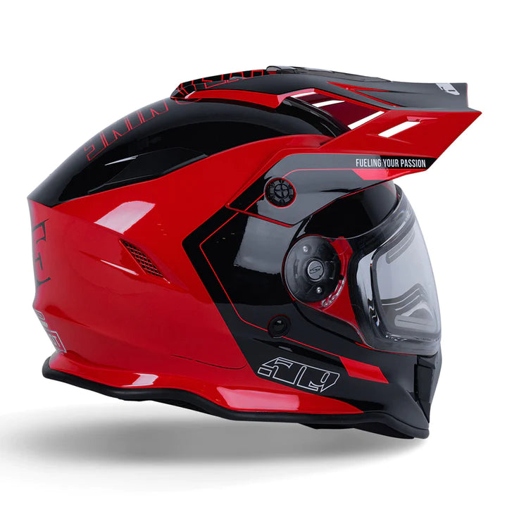 509 Delta R3L Ignite Snowmobile Helmet - Racing Red