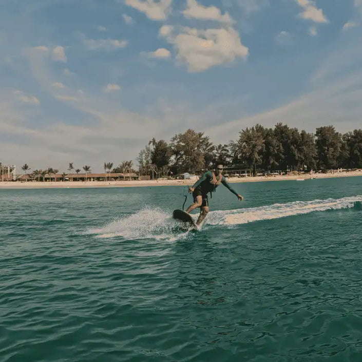 using the EasyRider Electric Surfboard