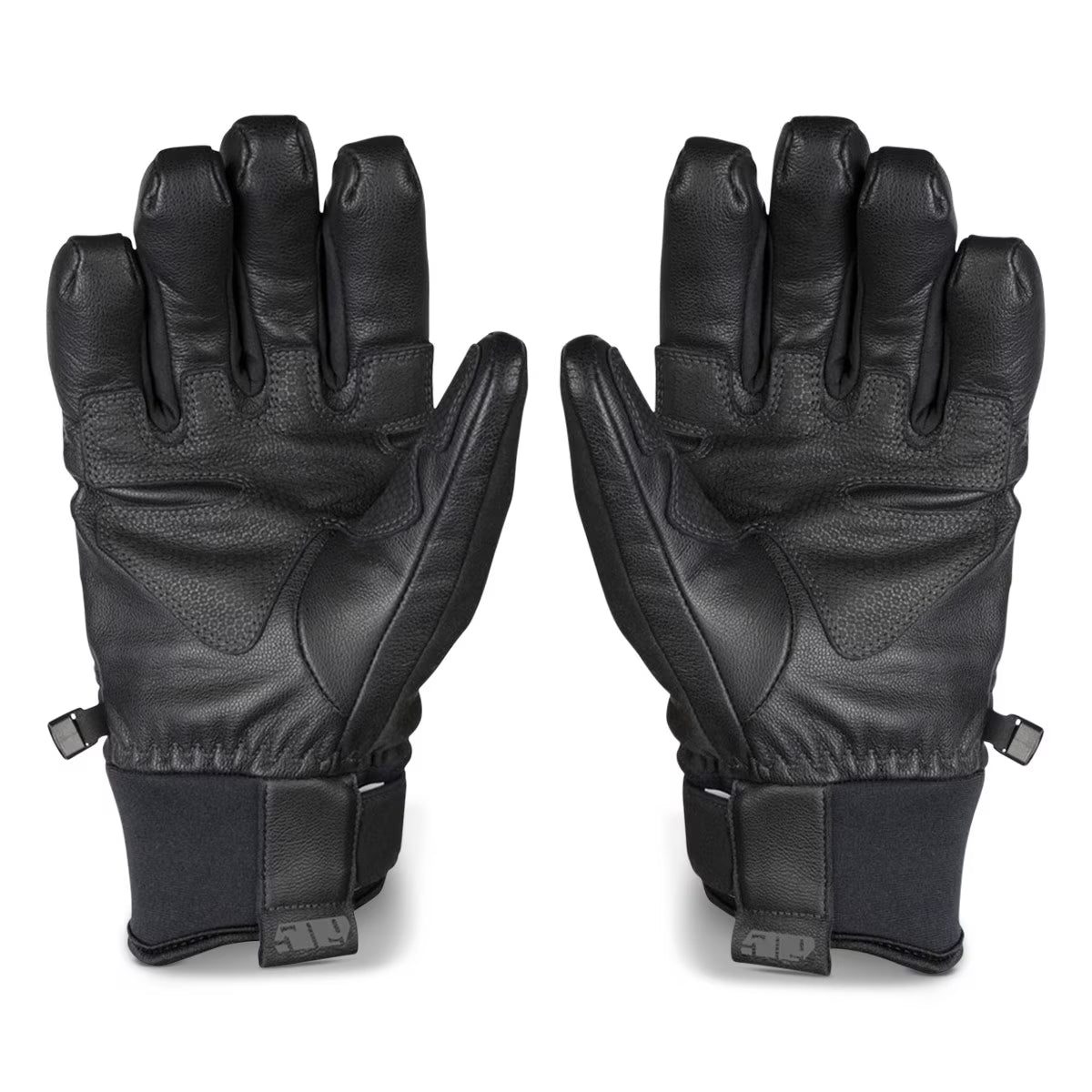 black ops colorway of the 509 Freeride Gloves shown as a pair with palms up