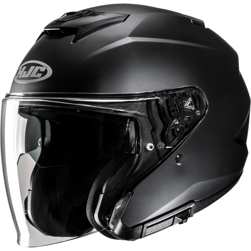 semi-flat matte black HJC i31 Solid Open Face Helmet