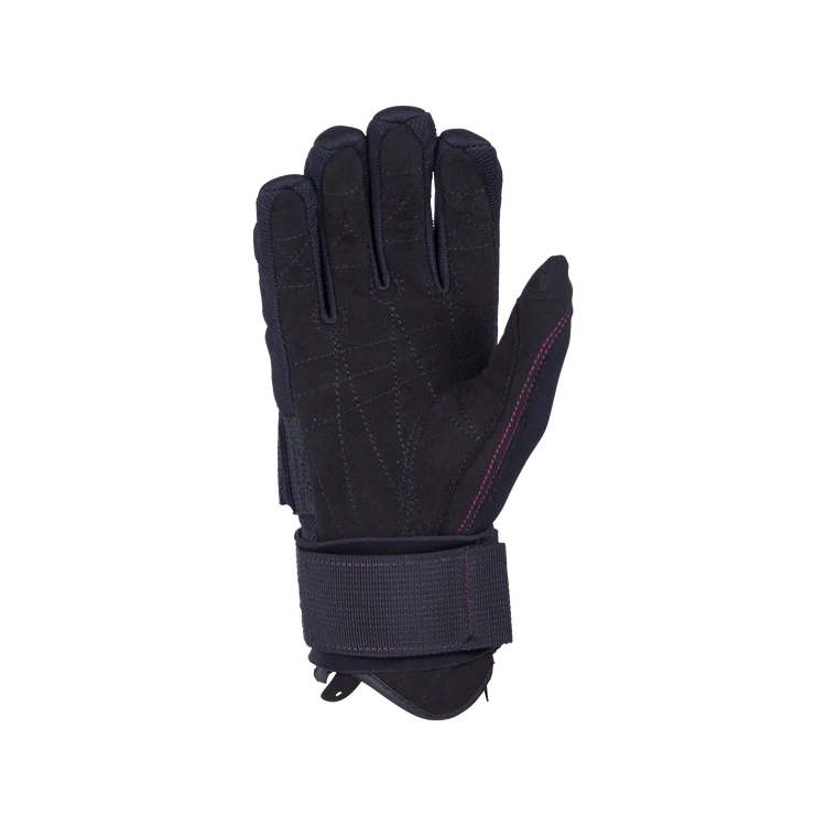 palm side HO Sports Women's World Cup Waterski Gloves