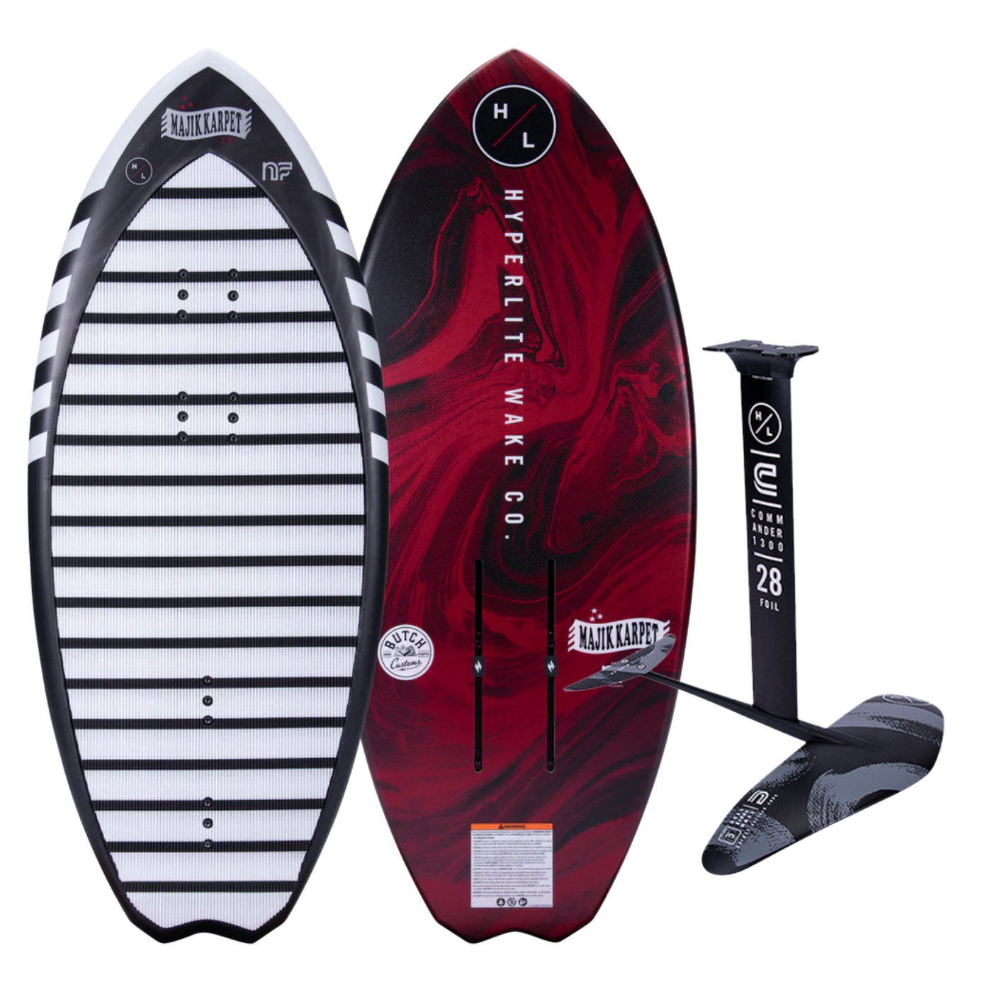 Hyperlite Majik Karpet Foil Board With Commander 1300 Foil Kit