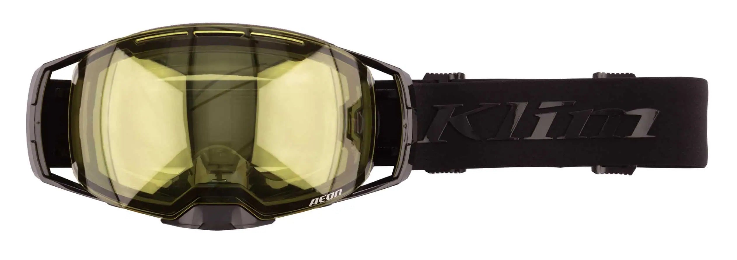 "Tech Black Light Yellow Tint" Klim Aeon Snowmobile Goggles