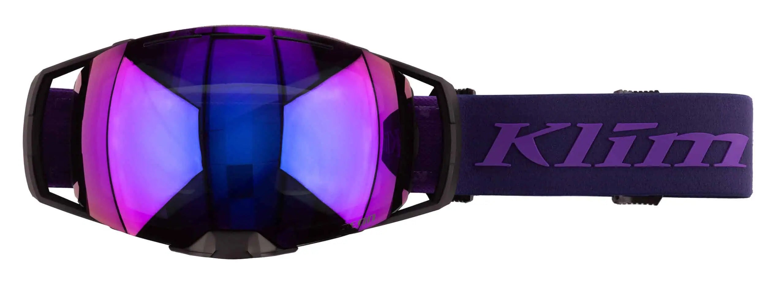 "Tech Heliotrope Purple Mirror" Klim Aeon Snowmobile Goggles