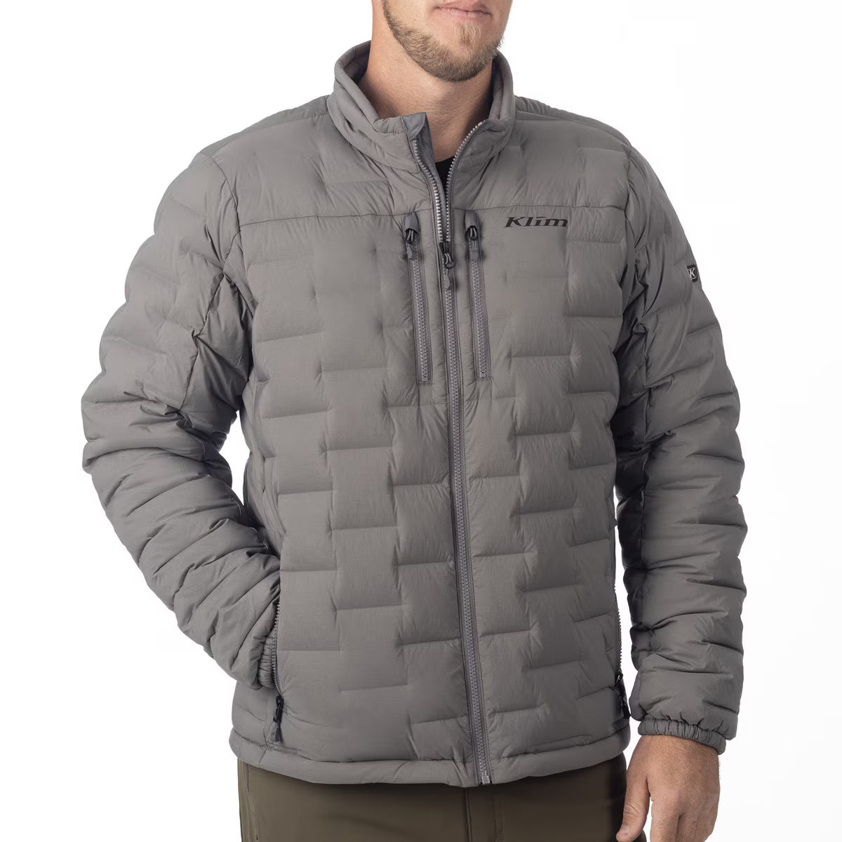 castlerock grey Klim Boulder Stretch Down Jacket