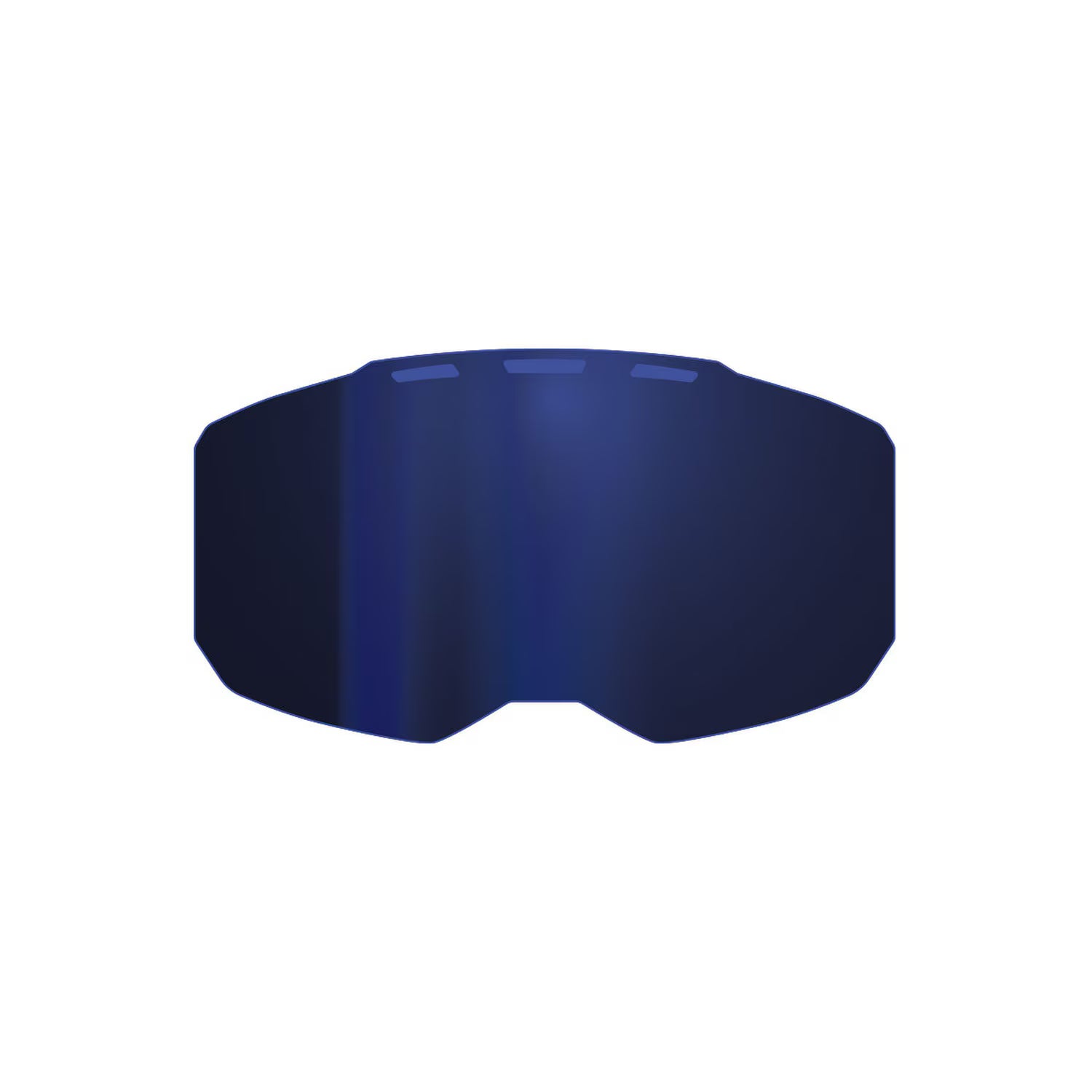 dark smoke blue mirror Klim Edge eFire Lens