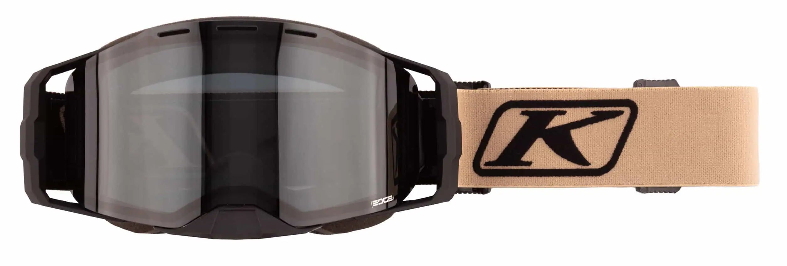 Klim Edge Goggle in "Focus Montana Tan Smoke Tint"