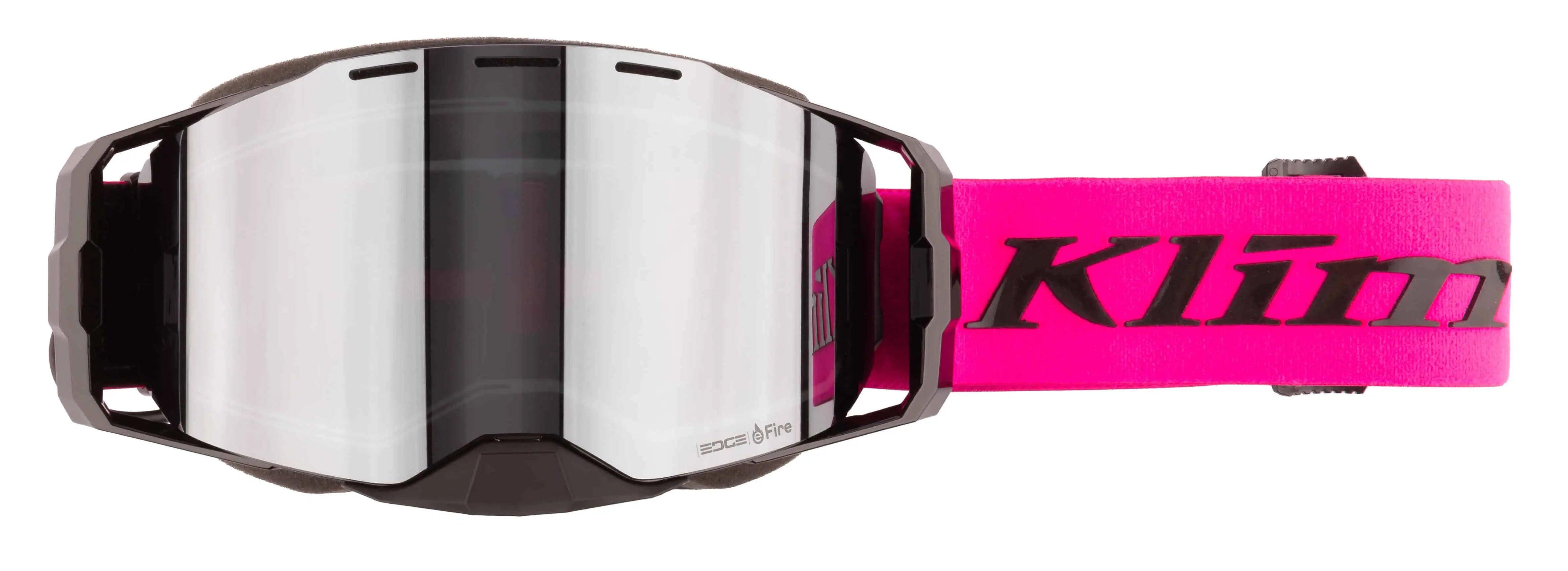 pink Klim Edge eFire Heated Goggle