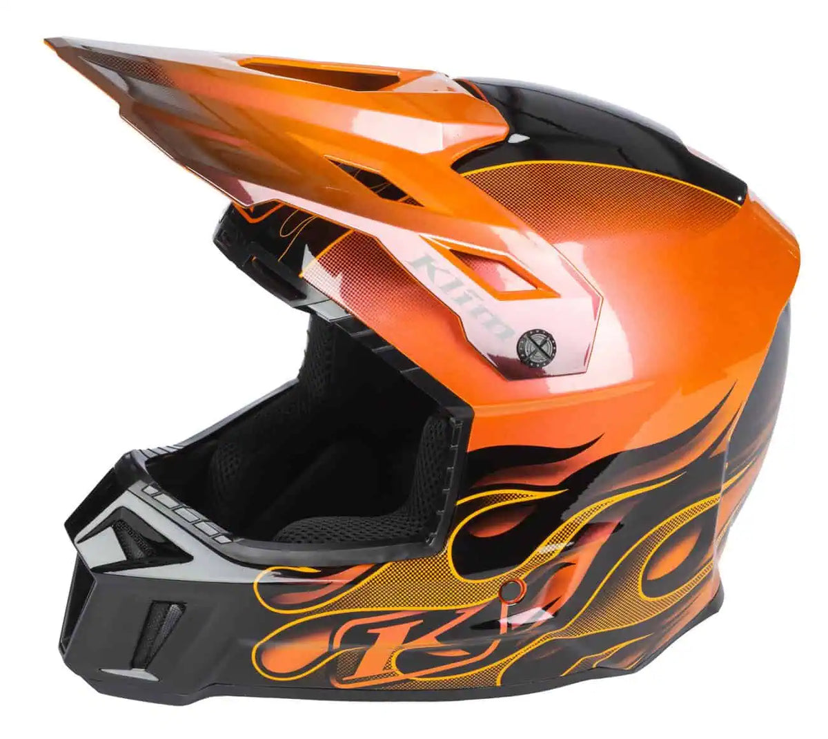 Klim F3 Carbon Snowmobile Helmet ECE - Scorched Sunrise