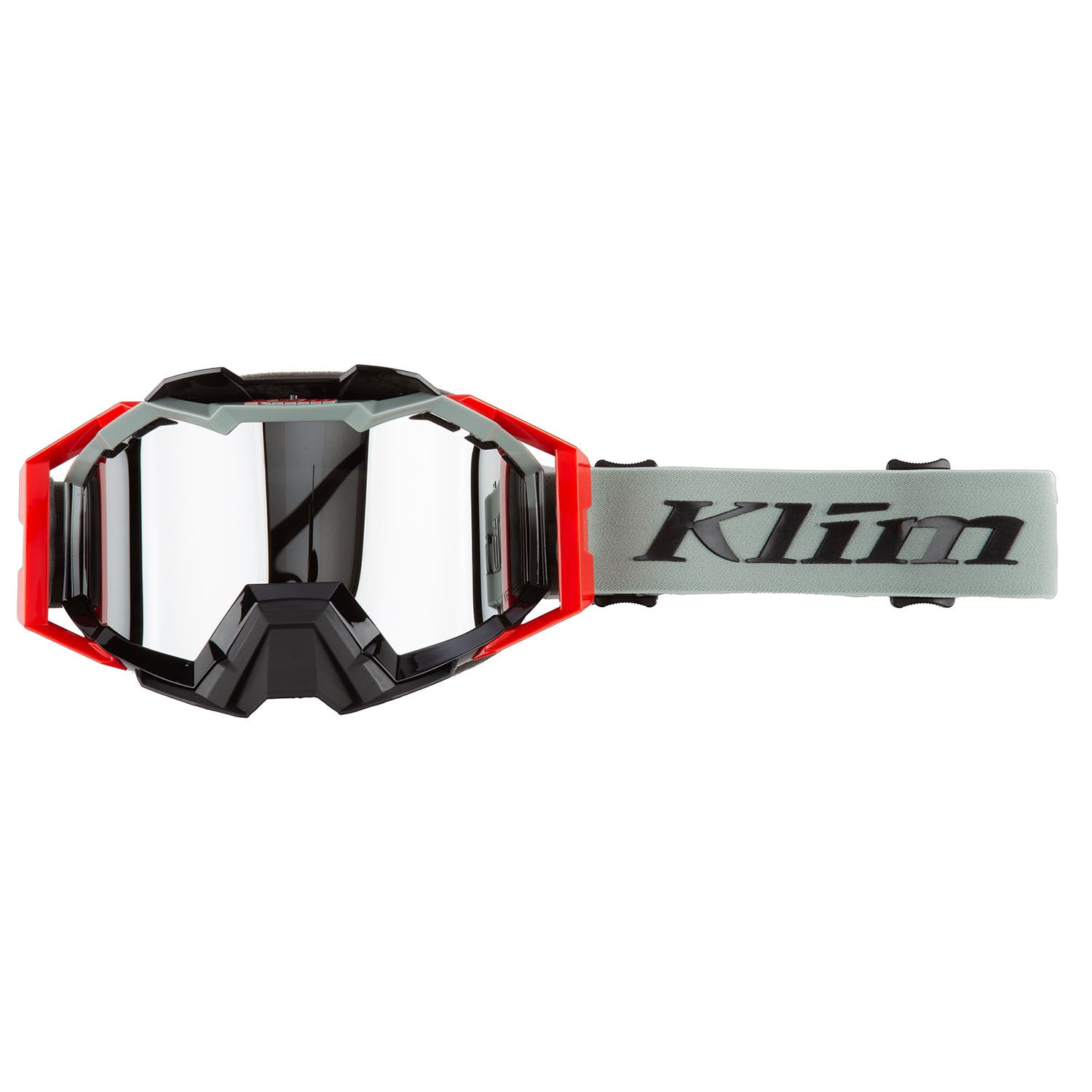 "Vanish Slate Dark Smoke Silver Mirror" Klim Viper Pro Snowmobile Goggle