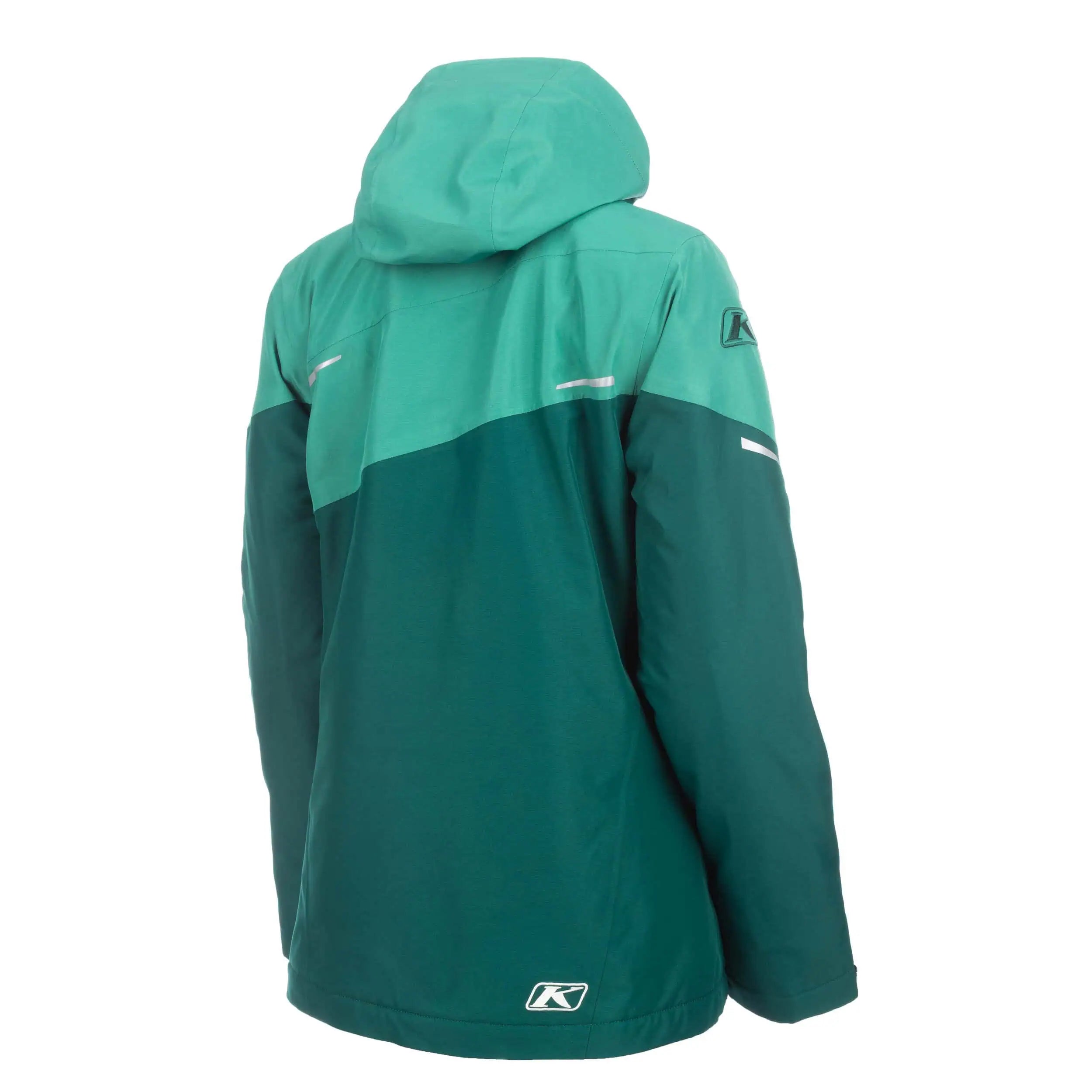 back view of rain forest Klim Women's Allure Snowmobile Jacket