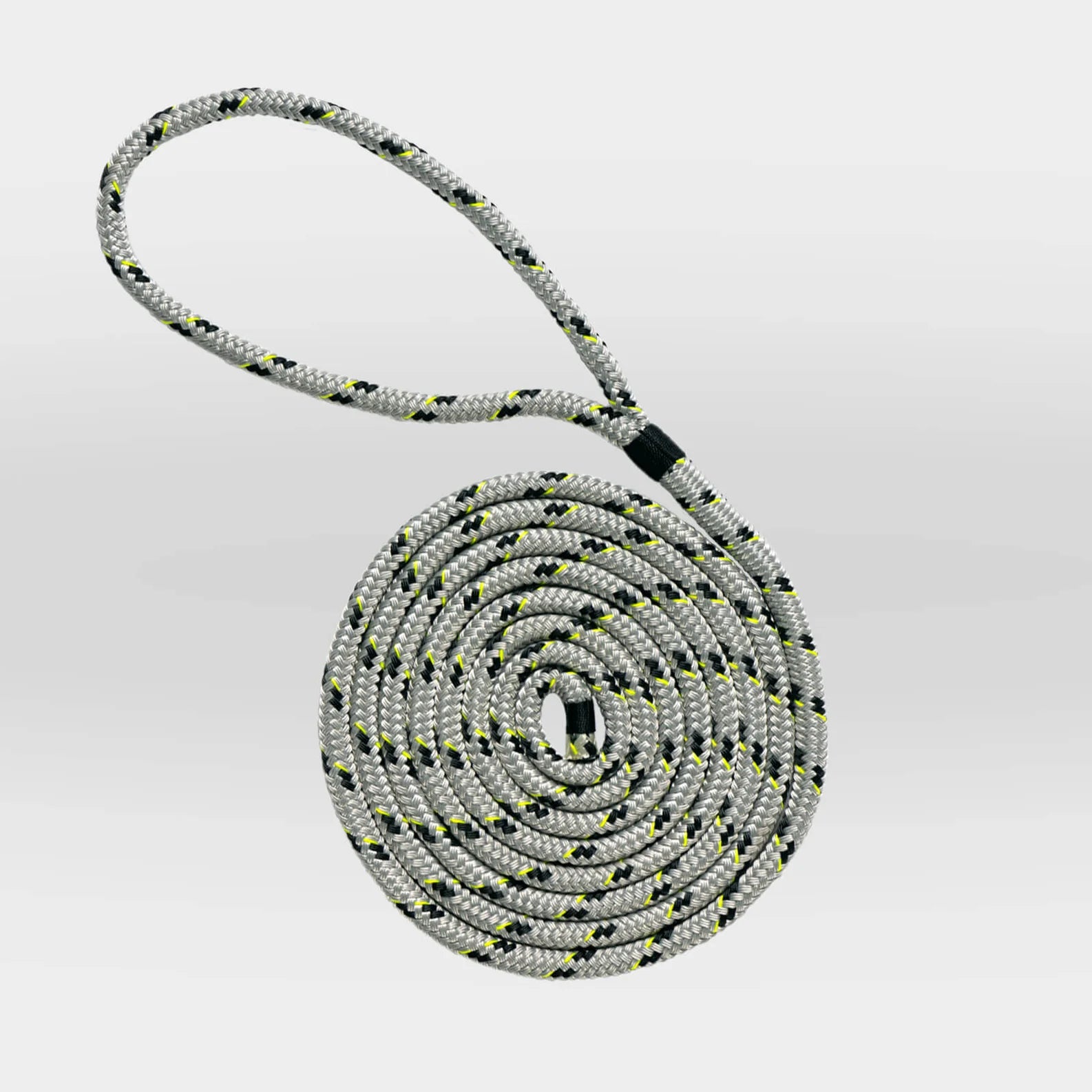 rolled up Mission 3/8" x 15' Dock Line