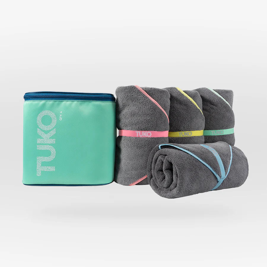 Mission Tuko Microfiber Towels (4 Pack)