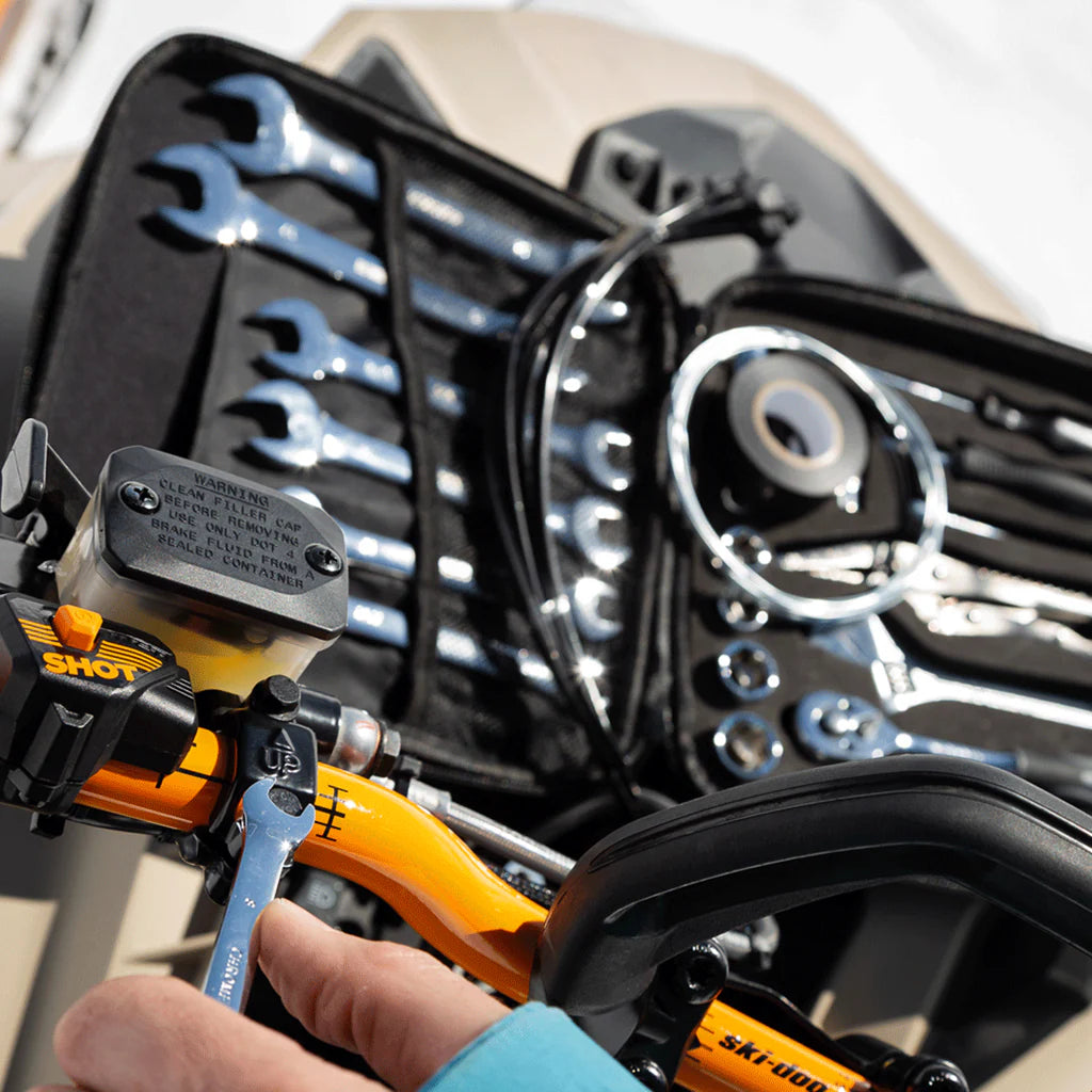 opened kit in use Mountain Lab Backcountry Tool Kit