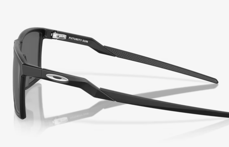 black lens Oakley Futurity Sun Polarized Sunglasses