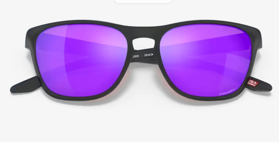 Oakley Manorburn Sunglasses violet lenses folded