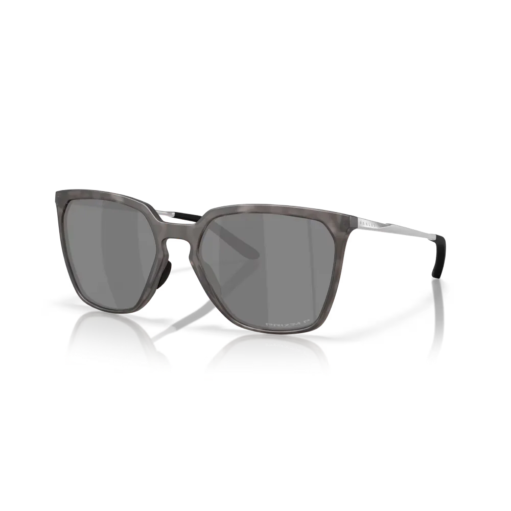matte black tortoise and polarized black lenses Oakley Sielo SQ Sunglasses