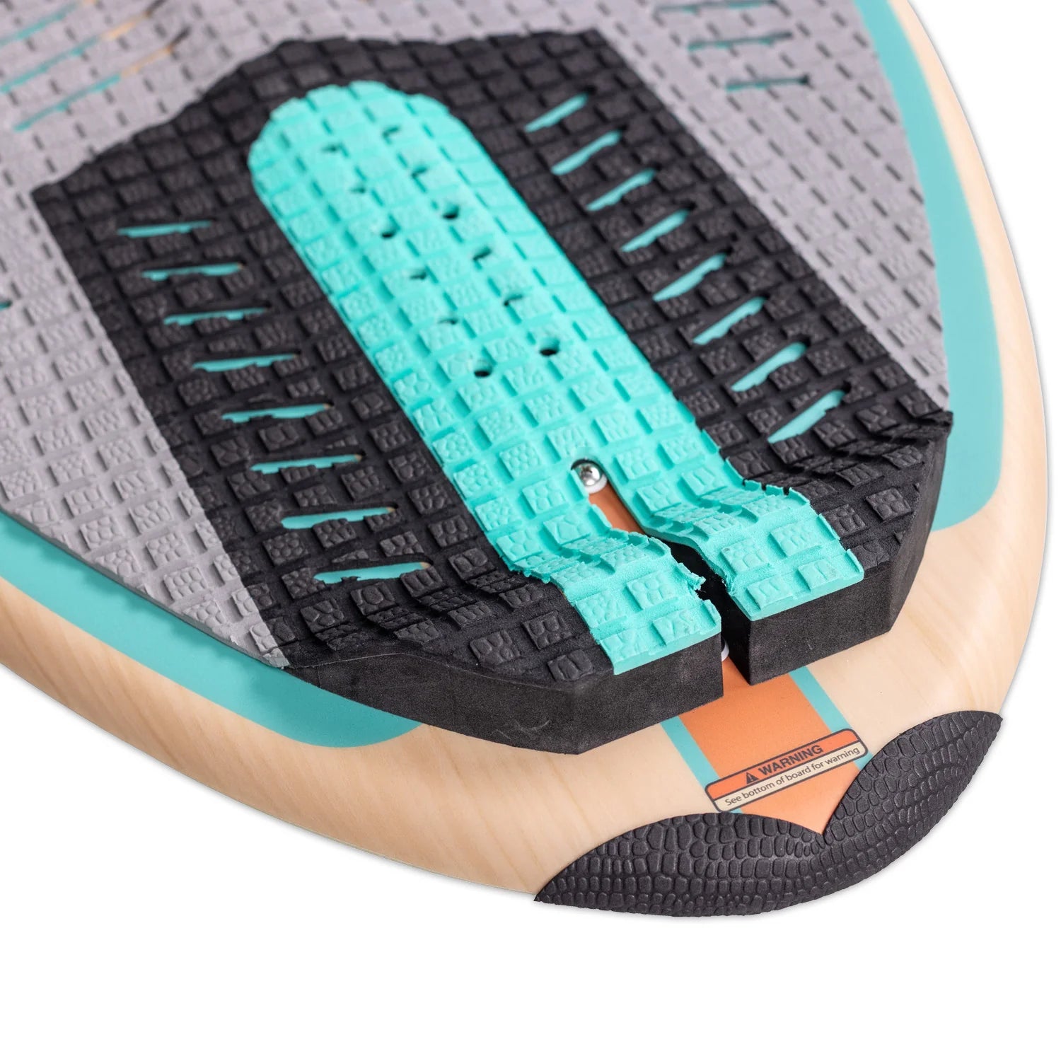 closeup view of the texture of the top of the O'Brien Havana Wakesurfer