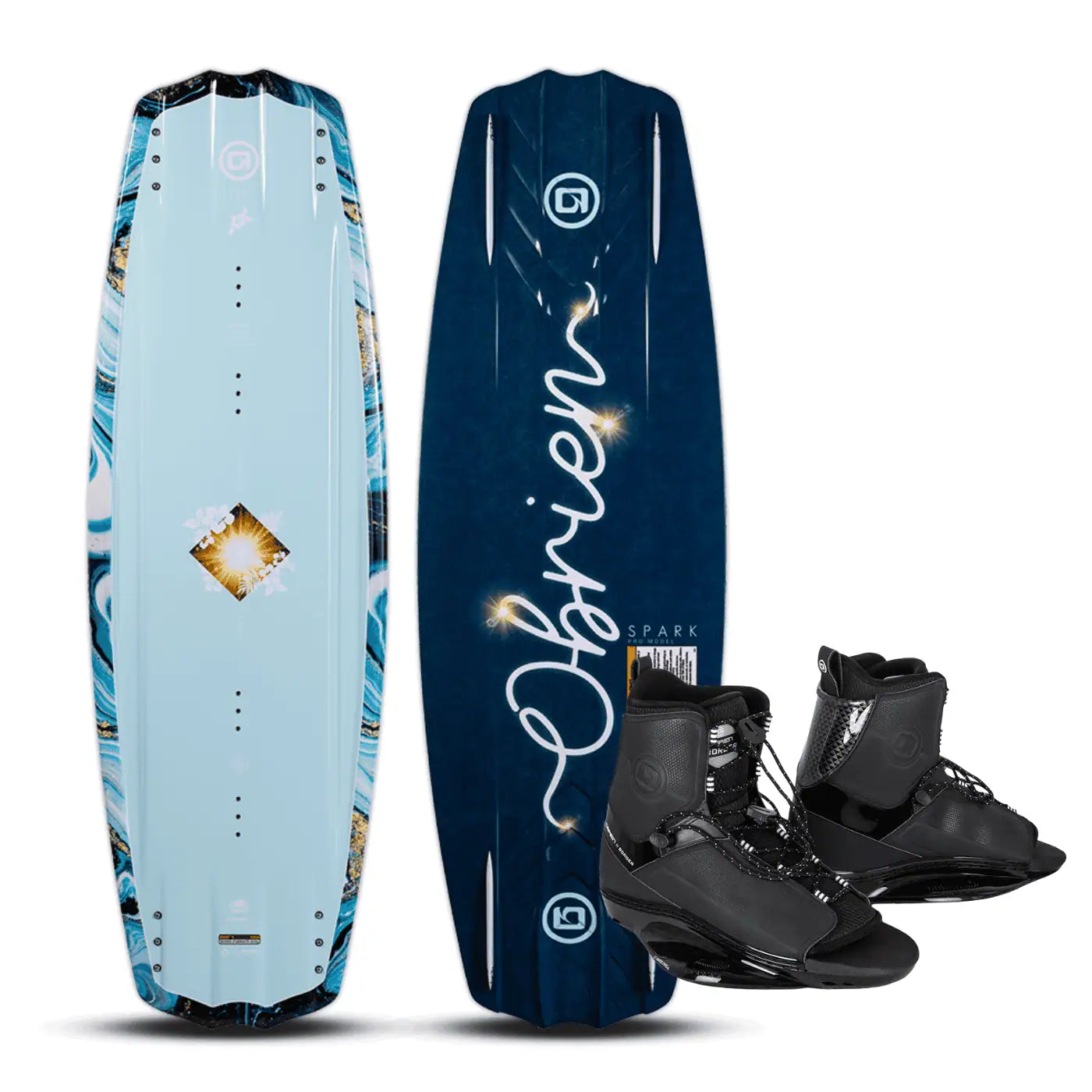 O'Brien Spark Wakeboard and Border Binding Package