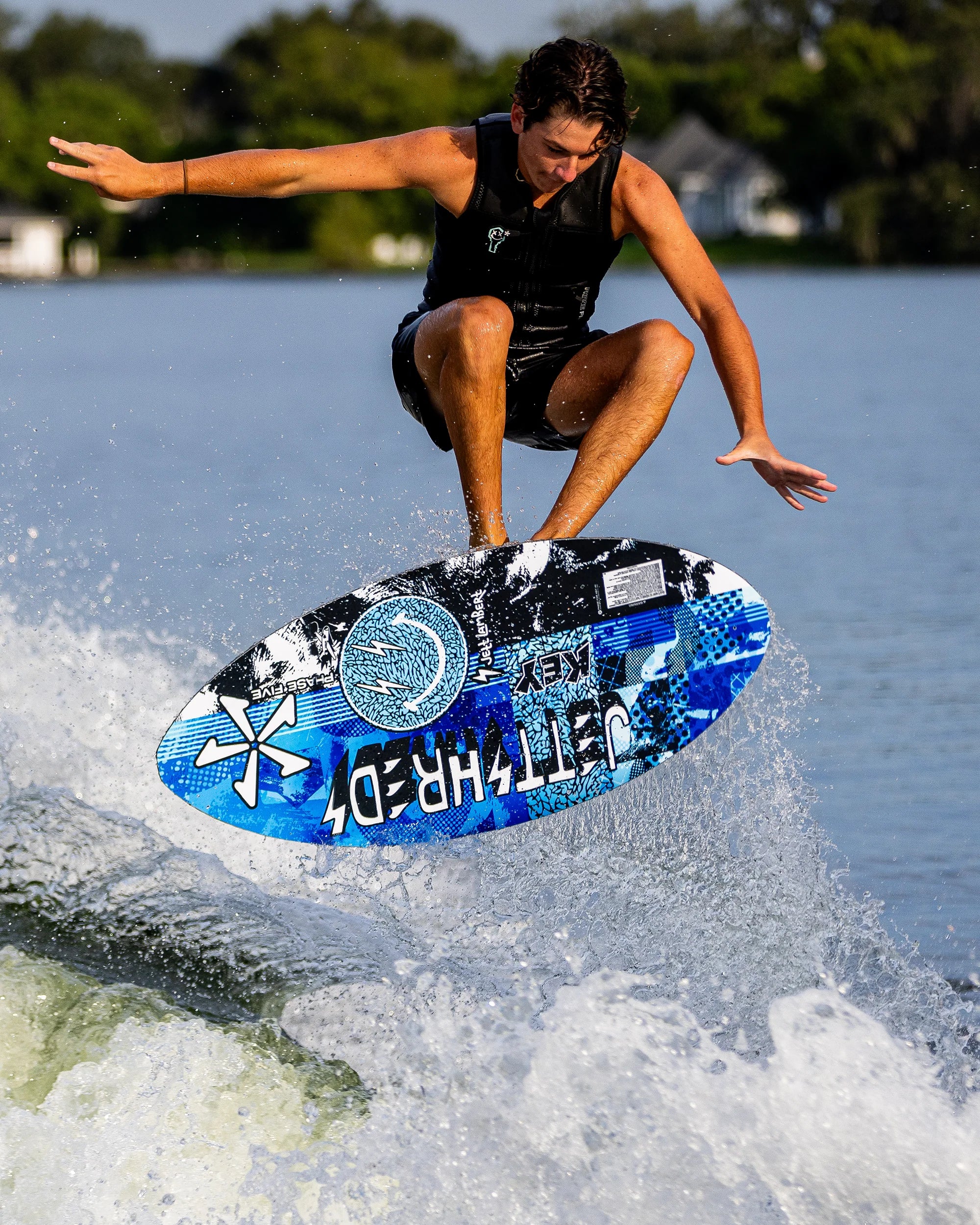 Phase Five Key Jett Shreds Wakesurfer