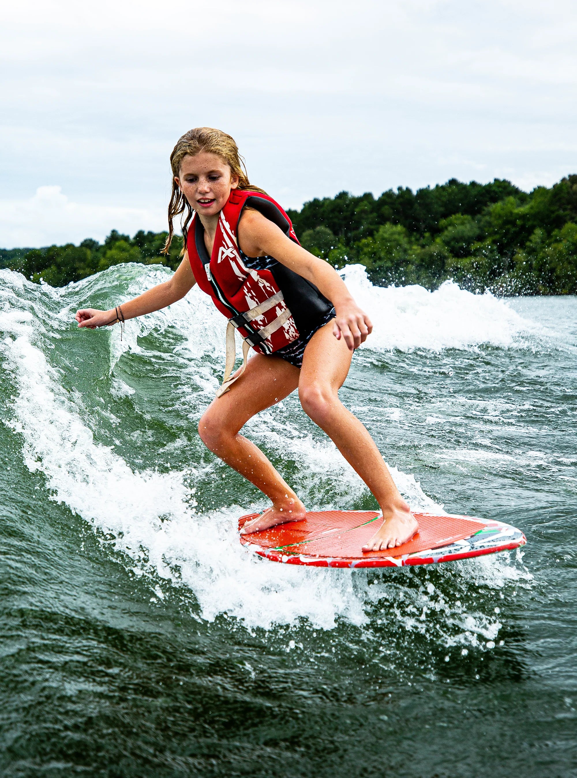 Phase Five Shrimp Wakesurfer on the water