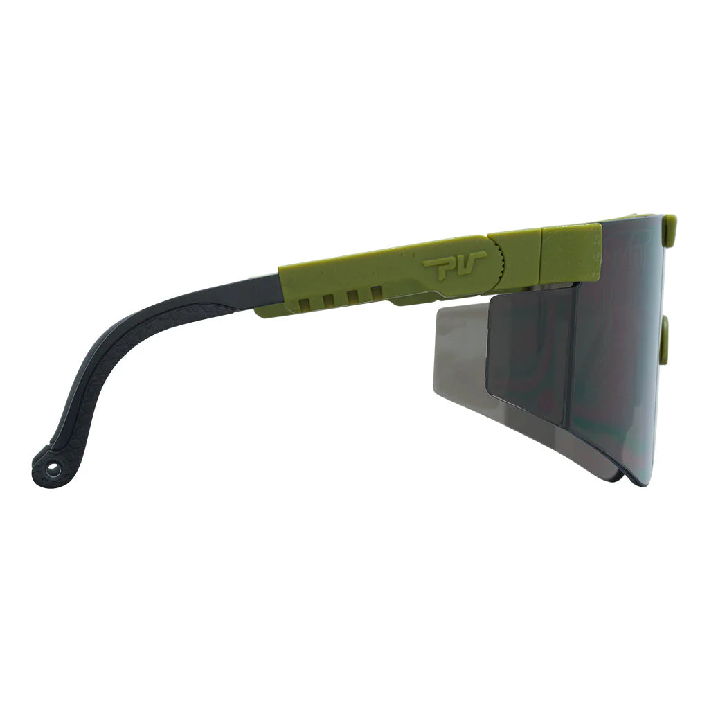 side view of the Pit Viper The Original 2.0 Sunglasses - The NJP (Wide)