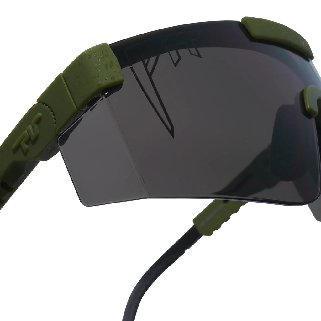 temple view of the Pit Viper The Original 2.0 Sunglasses - The NJP (Wide)