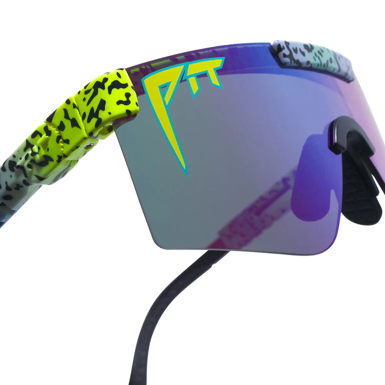 temple view of Pit Viper The Original 2.0 Sunglasses - The Rec Beach (Wide)
