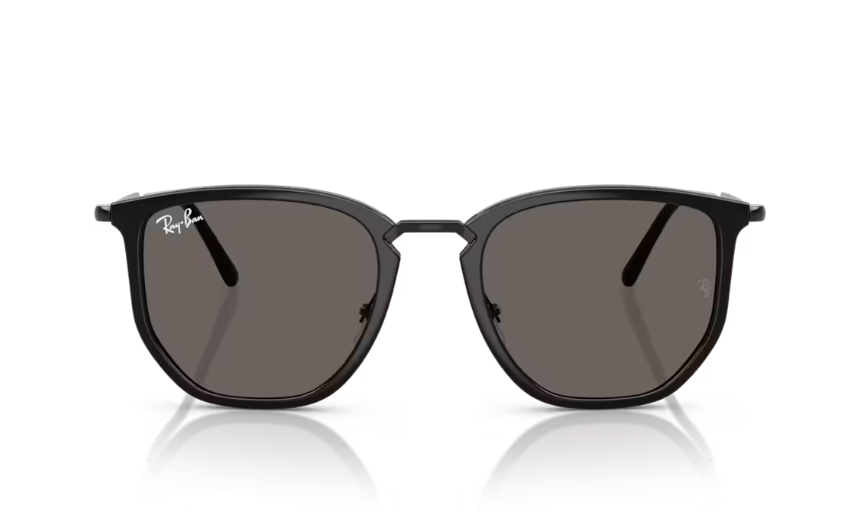 Ray-Ban RB4451 Sunglasses - Black Frame With Dark Grey Lens