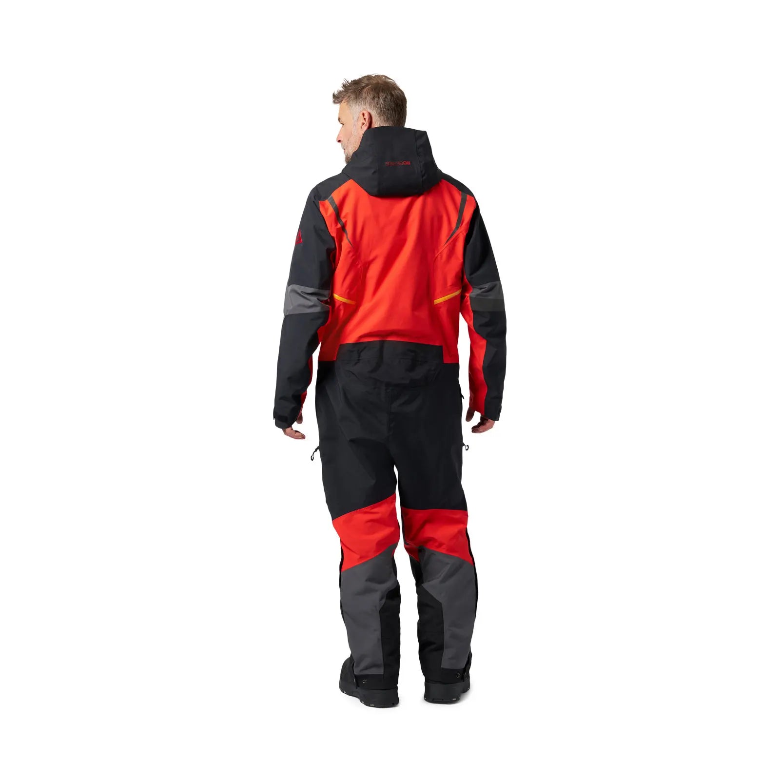 red BC Series Kona 2.0 Non-Insulated STX Monosuit back view