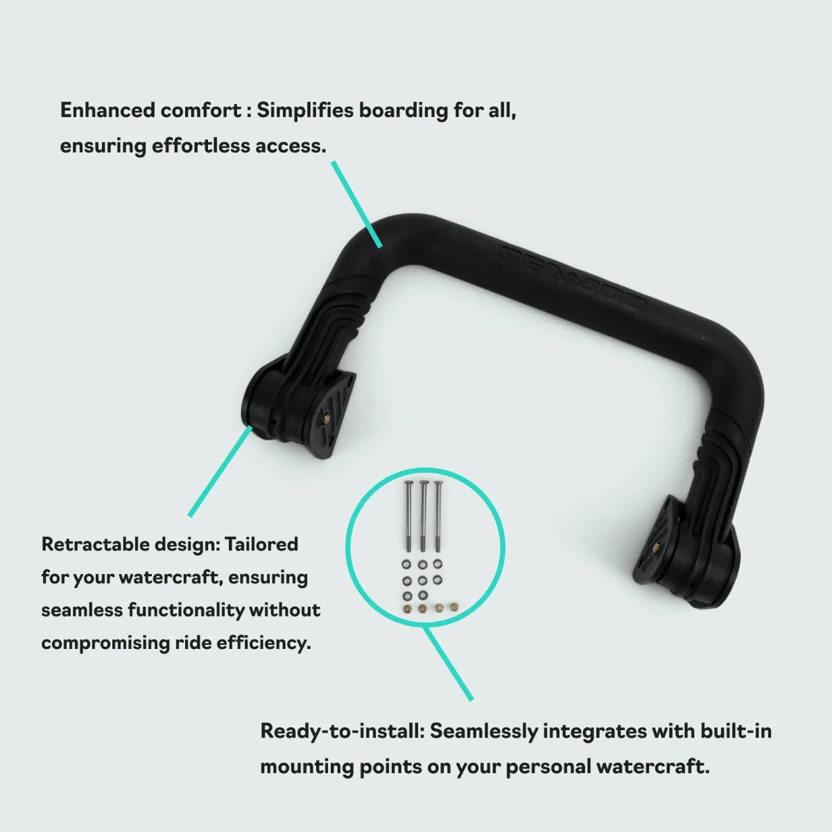 features of the Sea-Doo Boarding Ladder