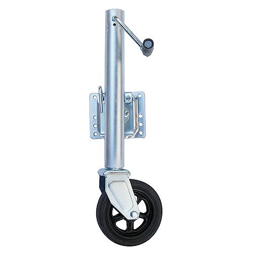 Seachoice 1500 lb Fold Up Trailer Jack with Wheel for Boat and Utility Trailers