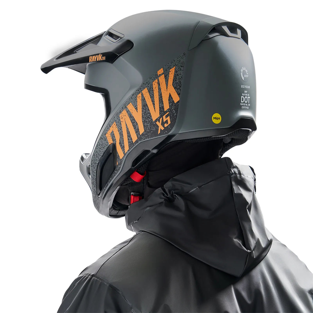 Ski-Doo Unisex Rayvik X5 Mips Helmet (DOT & ECE) - Orange