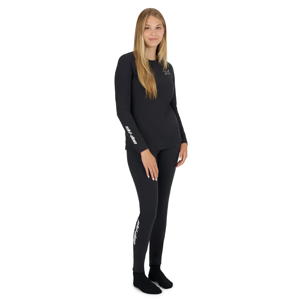 Ski-Doo Women's X-Team Base Layer Top in black