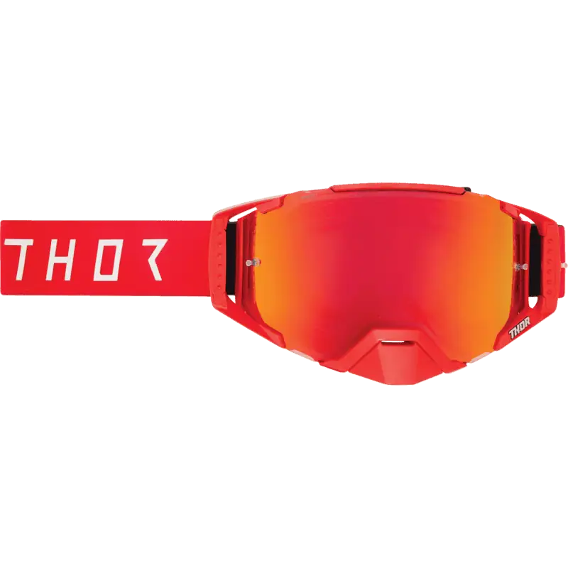 synth red Thor Ascend Motocross Goggles