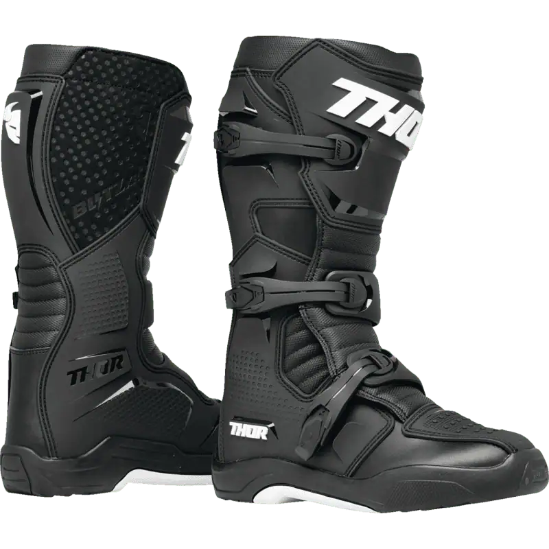 both of the Thor Blitz XR Trail Boots