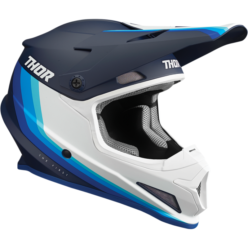 navy/white Thor Sector Runner MIPS Helmet