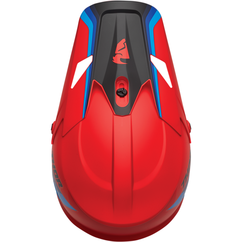 red/blue Thor Sector Runner MIPS Helmet