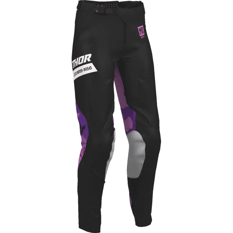 black orchid Thor Women's Launchmode Bleach Riding Pants