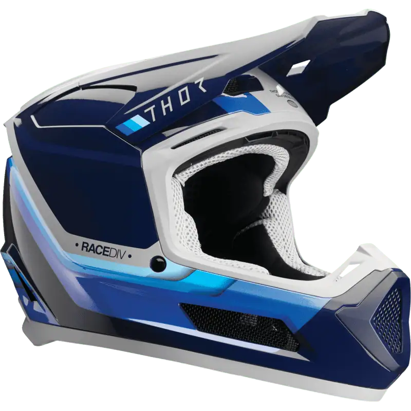 child motorcycle helmet canada Thor Kids MX Fleet Defy - Blue/Gray L 1992 Fall - To 53cm head circumference) Strength:2 LB 4mm