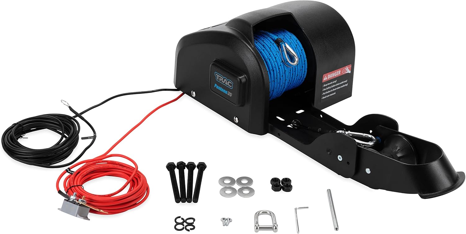 Trac Outdoors Pontoon Electric Anchor Winch