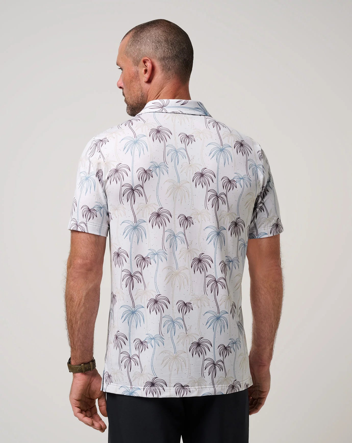 TravisMathew Featherweight Palms Polo Shirt