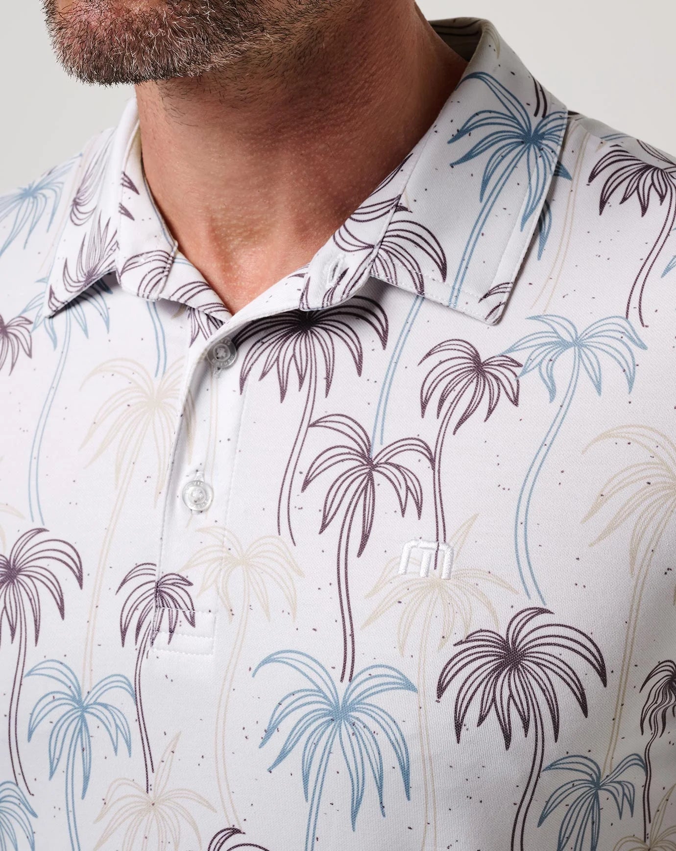 TravisMathew Featherweight Palms Polo Shirt