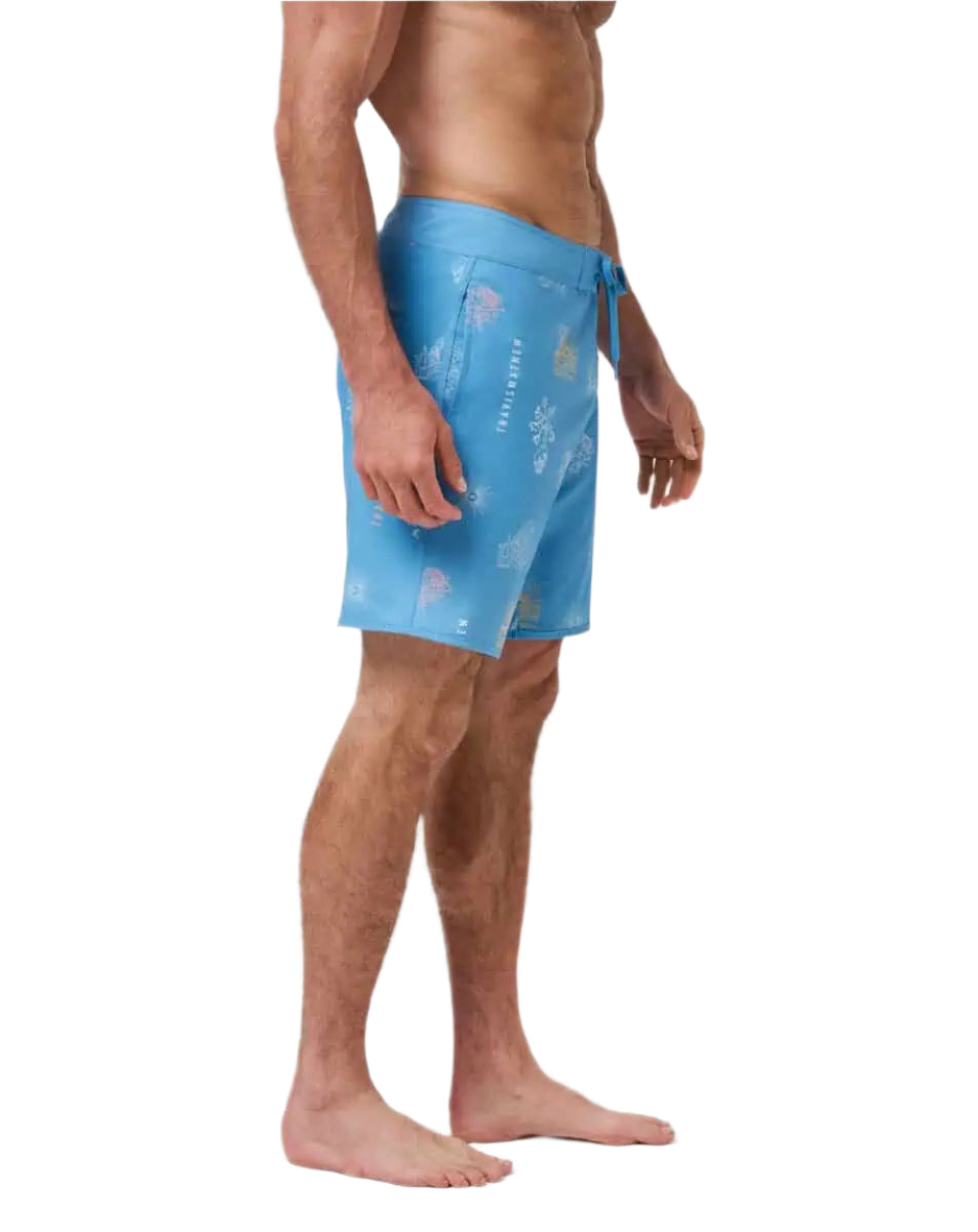 side view of the TravisMathew Passport Boardshort