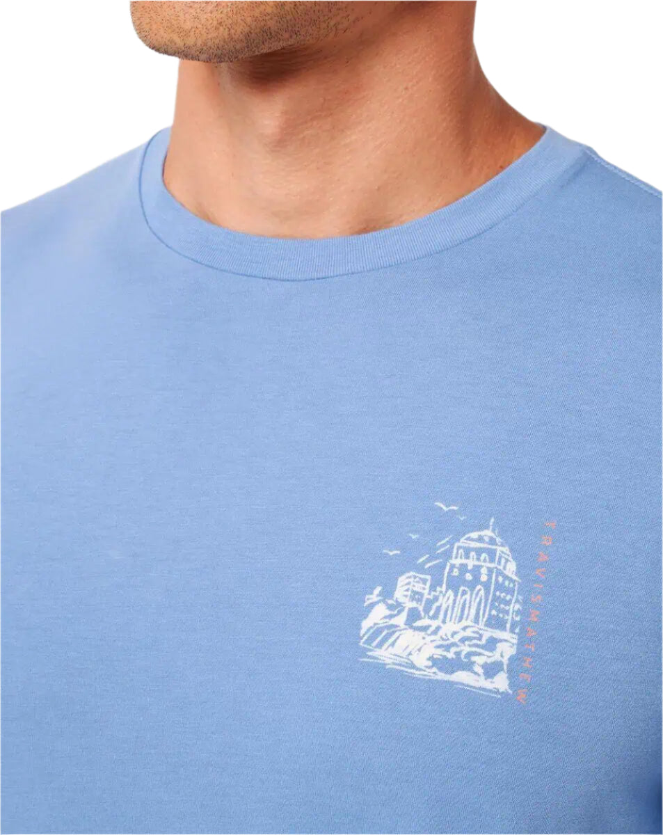 detail of the TravisMathew Reef Walk T-Shirt