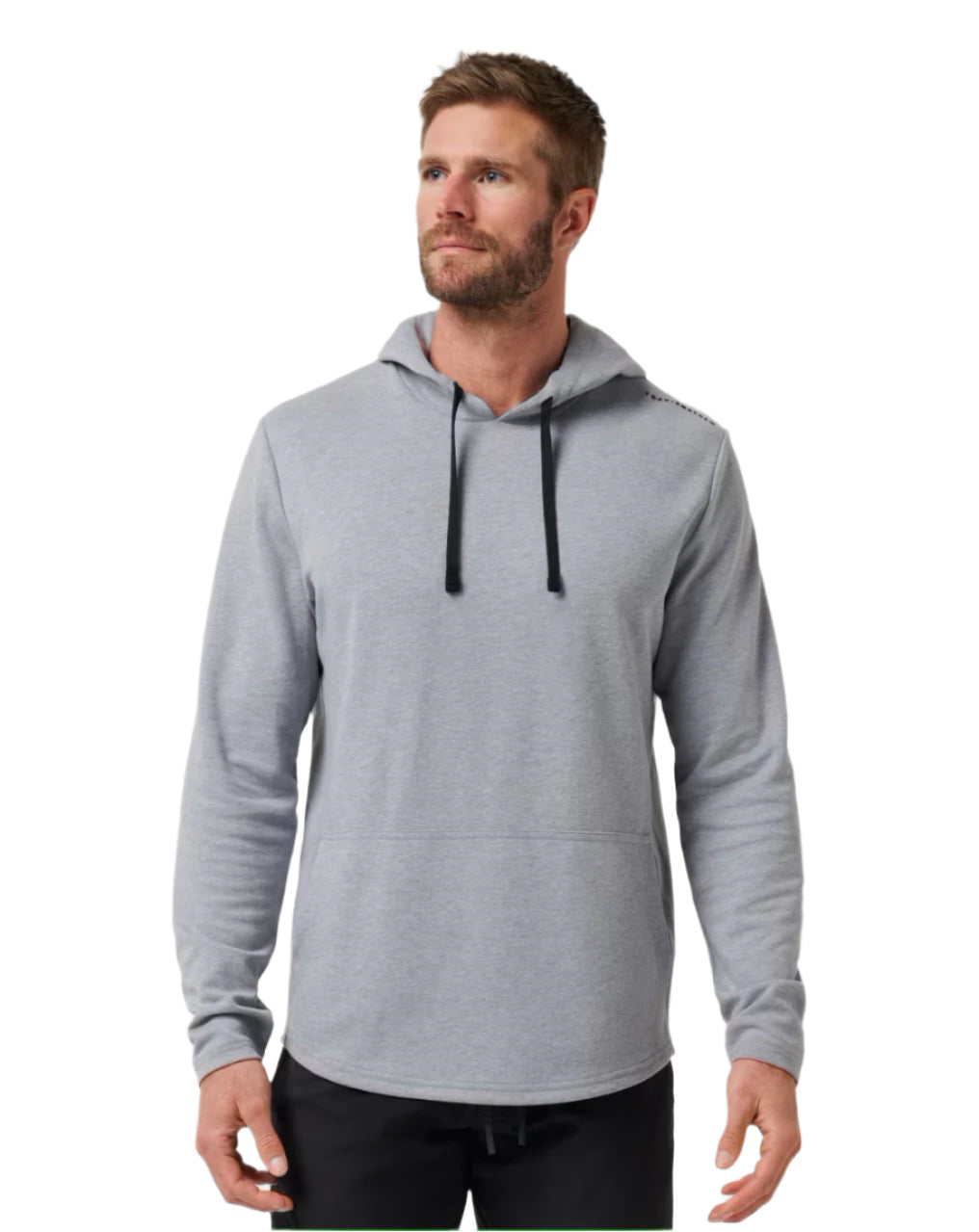 heather grey TravisMathew Upgraded Tech Hoodie