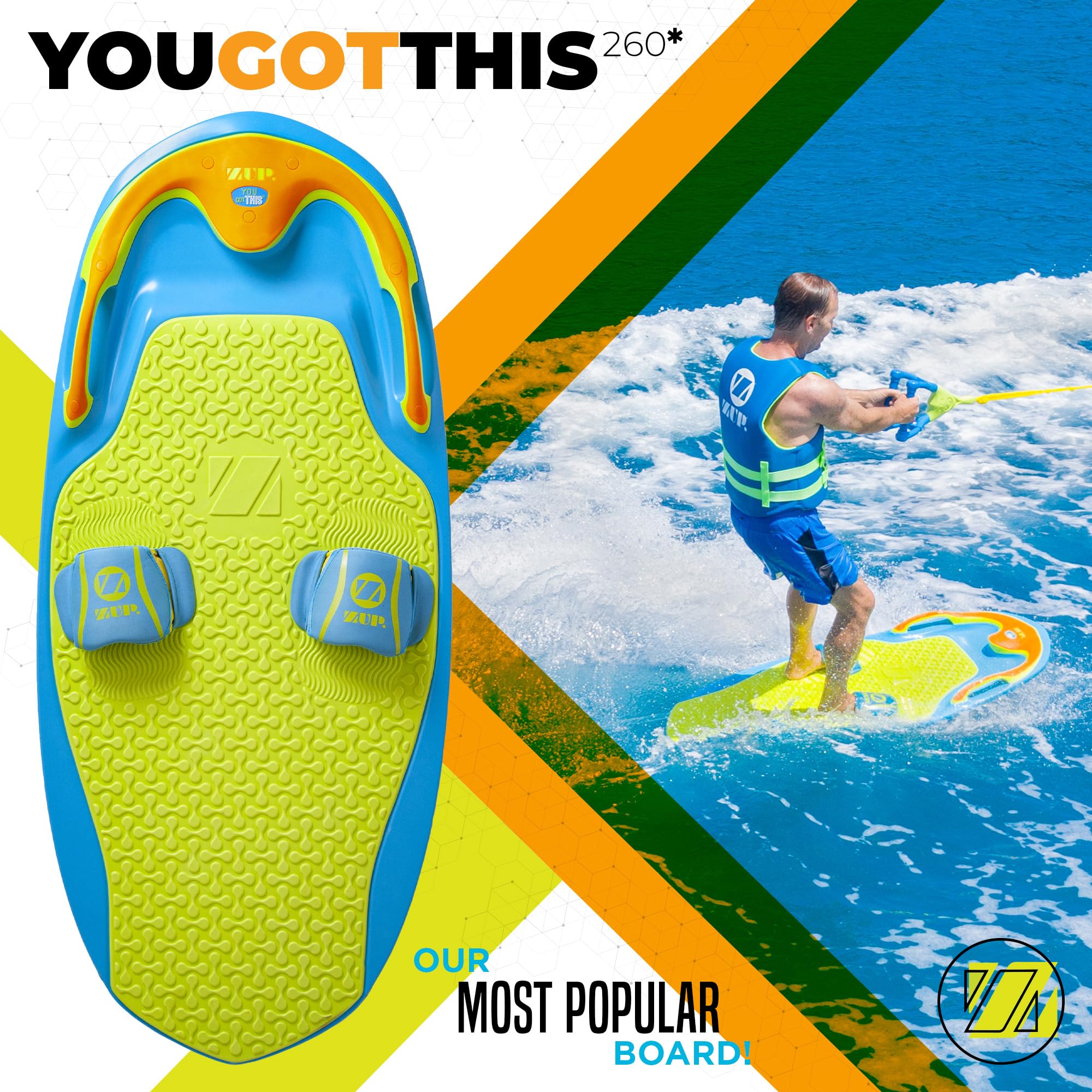 ZUP YouGotThis 260 Board with DoubleZUP Rope Included