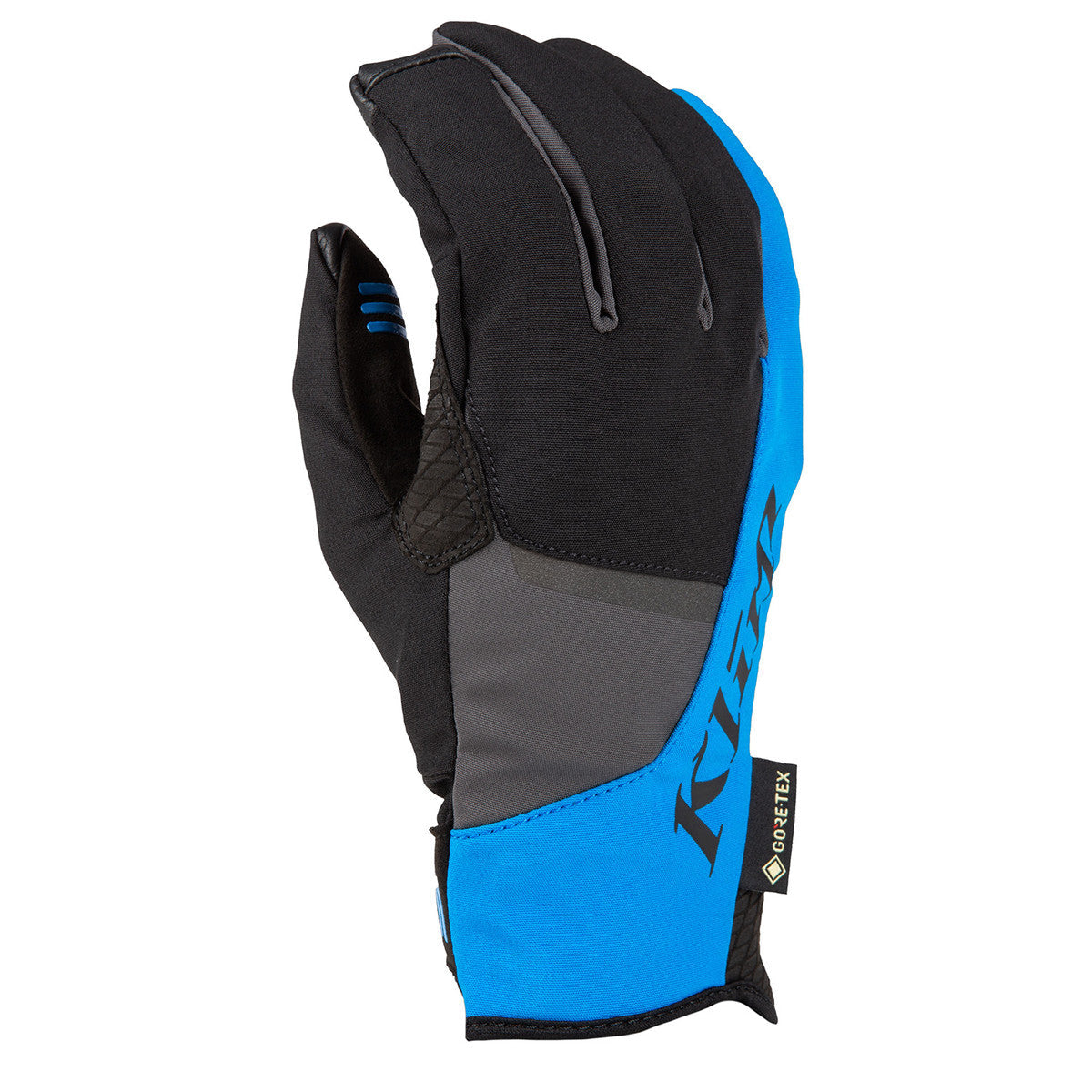 Klim Inversion GTX Snowmobile Gloves electric blue lemonade