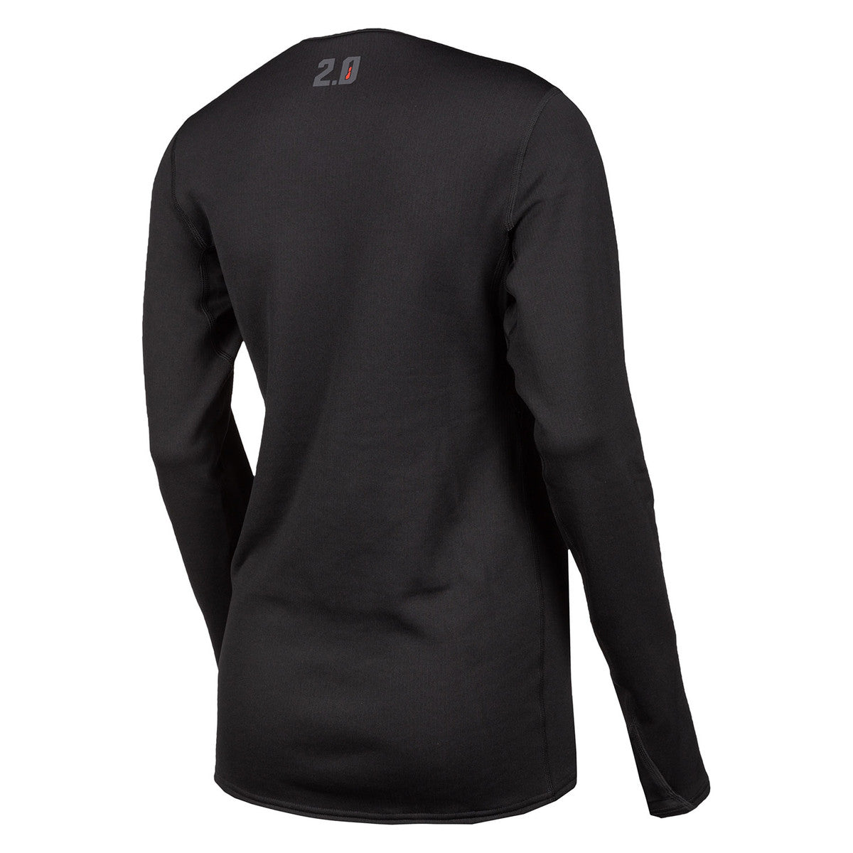 Klim Women's Solstice Shirt 2.0 in black, back view